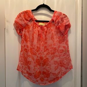Fun Vera Wang silky blouse!